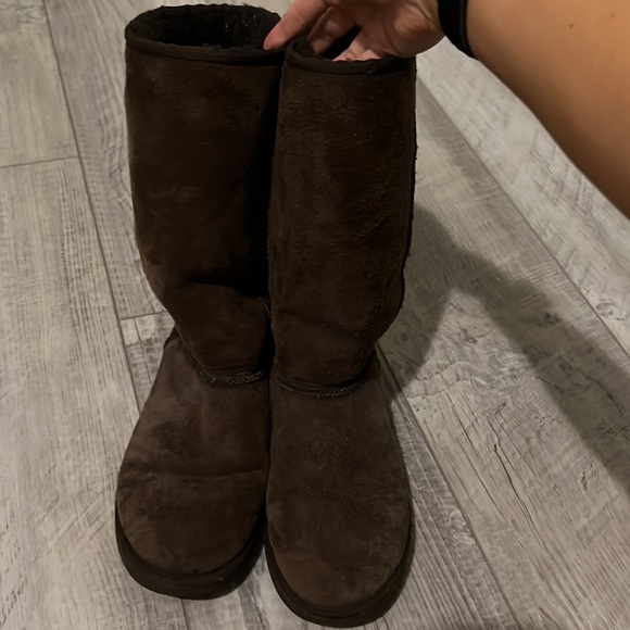 Ugg Classic Tall Boots Chocolate Brown 8 - Picture 3 of 14